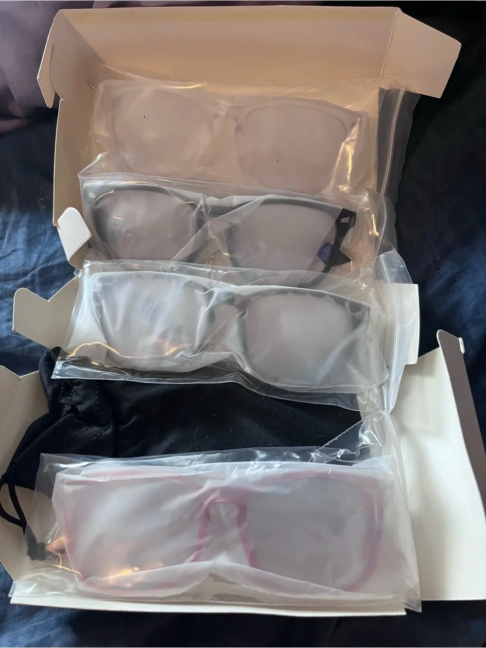 Benobby Sunglasses 50% Tint - Mint Blue Box